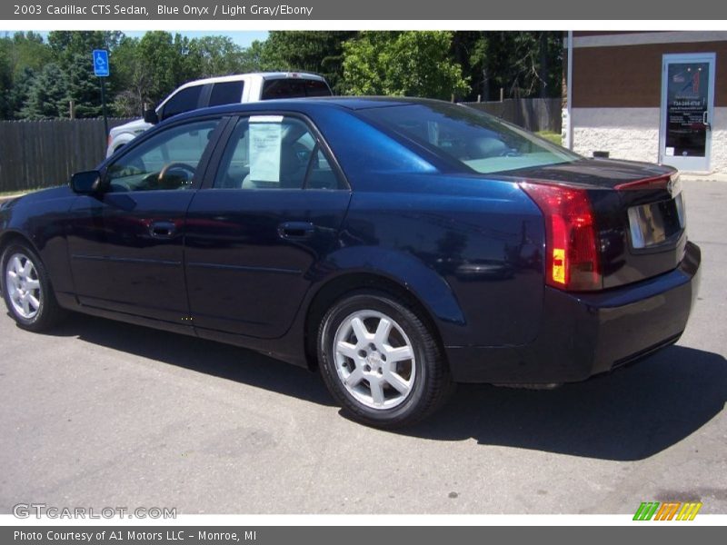 Blue Onyx / Light Gray/Ebony 2003 Cadillac CTS Sedan