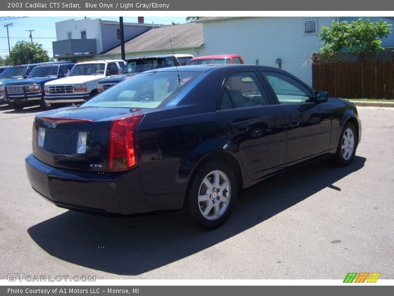 Blue Onyx / Light Gray/Ebony 2003 Cadillac CTS Sedan
