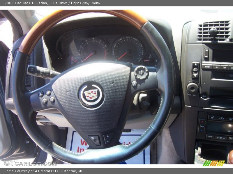 Blue Onyx / Light Gray/Ebony 2003 Cadillac CTS Sedan
