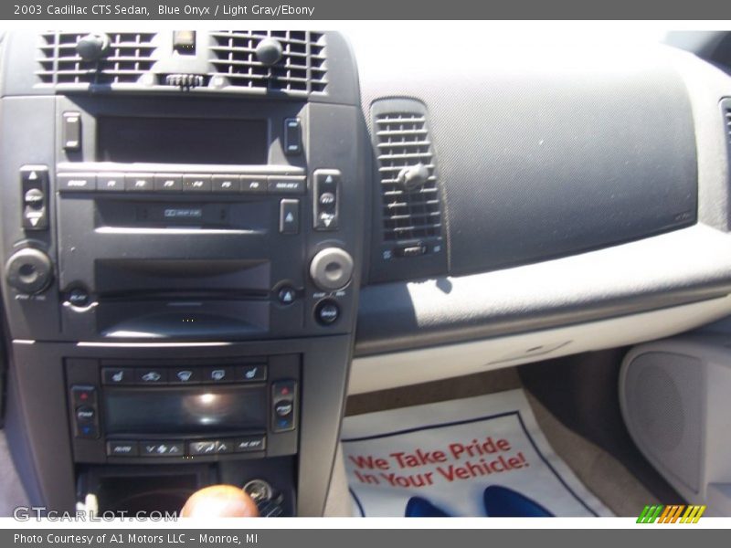 Blue Onyx / Light Gray/Ebony 2003 Cadillac CTS Sedan