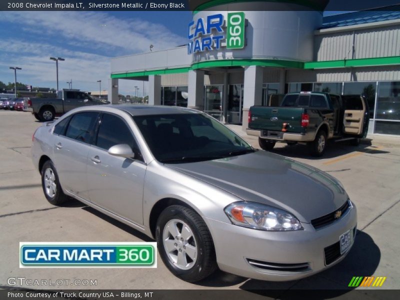 Silverstone Metallic / Ebony Black 2008 Chevrolet Impala LT