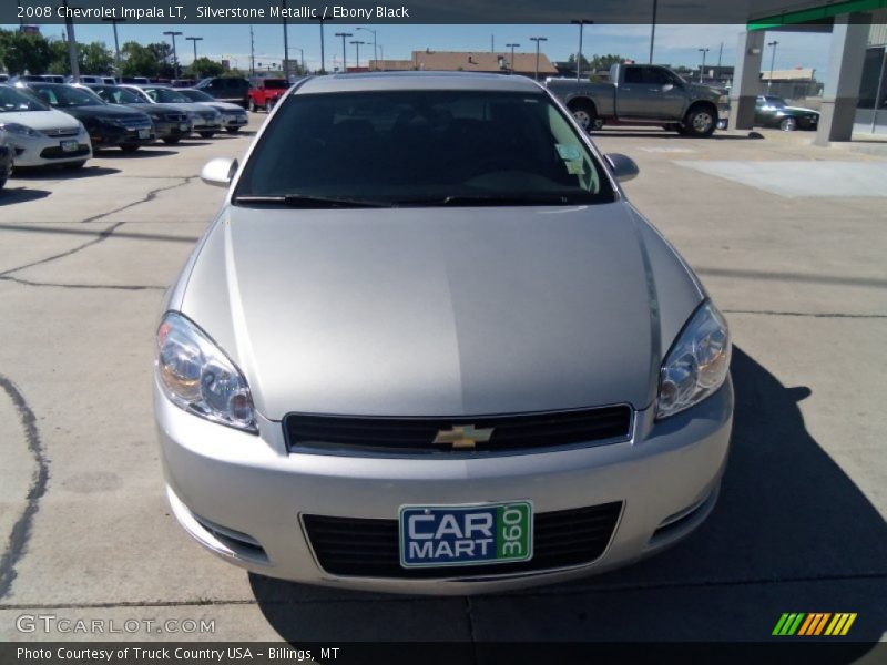 Silverstone Metallic / Ebony Black 2008 Chevrolet Impala LT