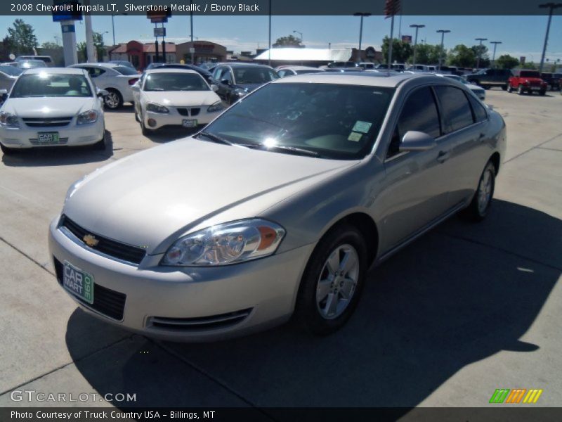 Silverstone Metallic / Ebony Black 2008 Chevrolet Impala LT