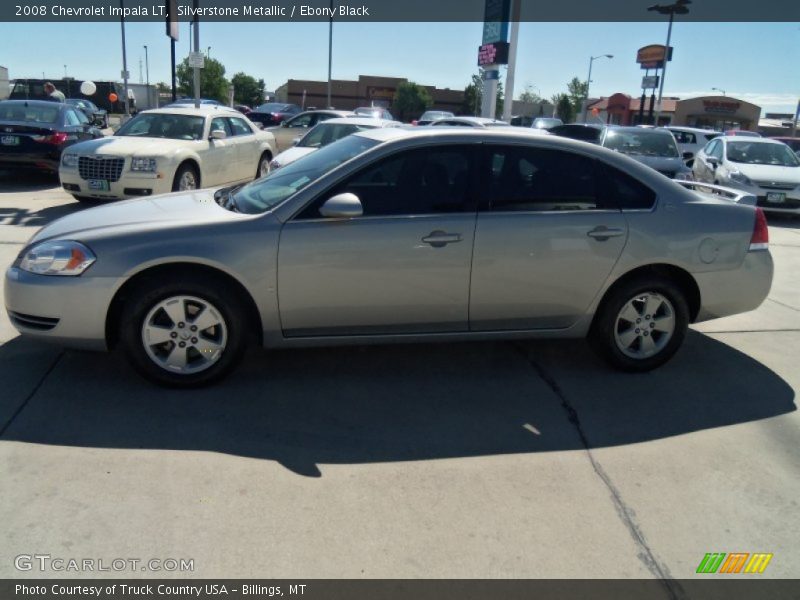Silverstone Metallic / Ebony Black 2008 Chevrolet Impala LT
