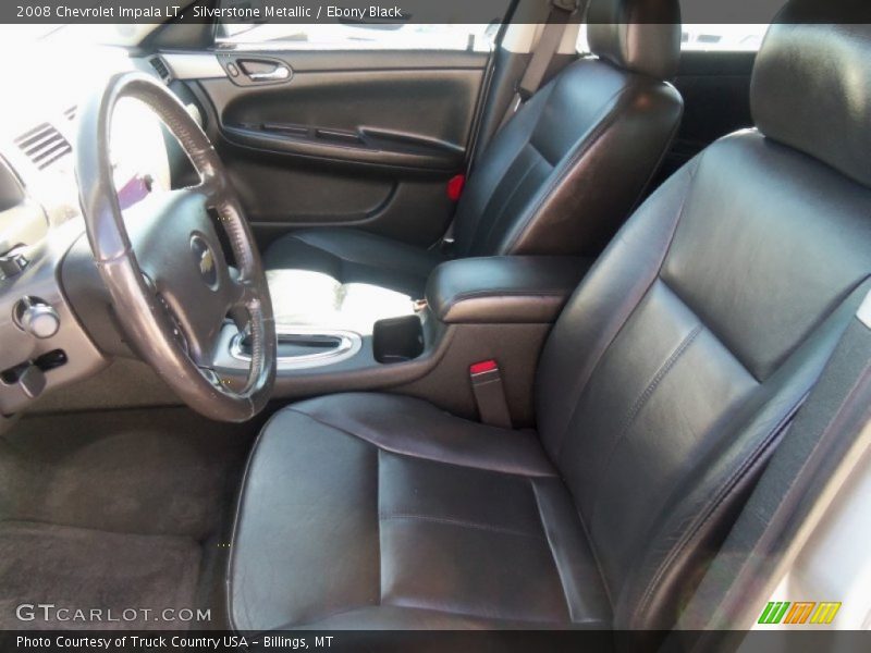 Silverstone Metallic / Ebony Black 2008 Chevrolet Impala LT