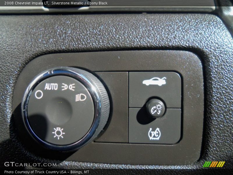 Silverstone Metallic / Ebony Black 2008 Chevrolet Impala LT