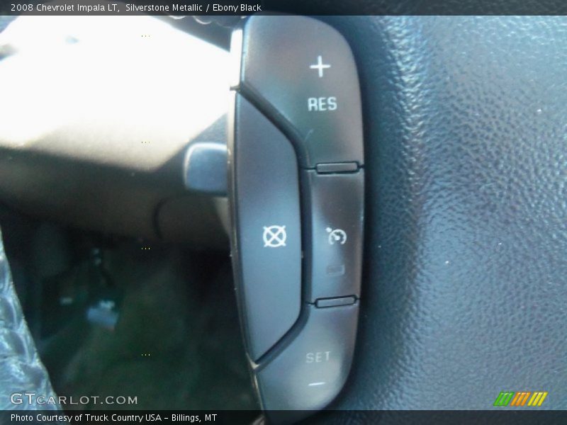 Silverstone Metallic / Ebony Black 2008 Chevrolet Impala LT