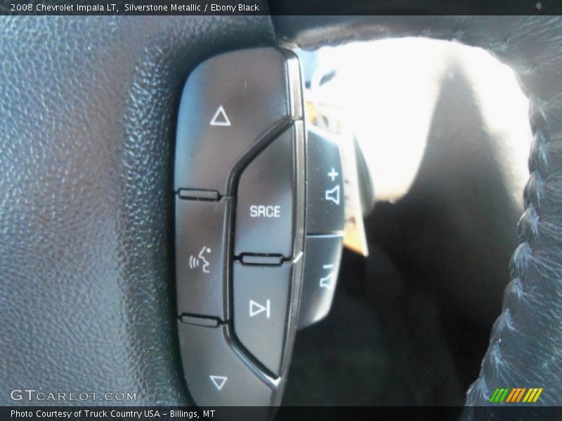 Silverstone Metallic / Ebony Black 2008 Chevrolet Impala LT