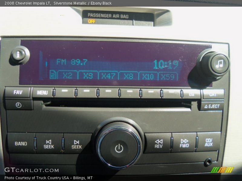 Silverstone Metallic / Ebony Black 2008 Chevrolet Impala LT