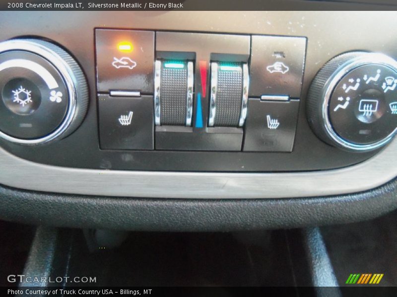 Silverstone Metallic / Ebony Black 2008 Chevrolet Impala LT