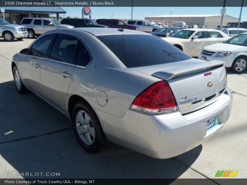 Silverstone Metallic / Ebony Black 2008 Chevrolet Impala LT