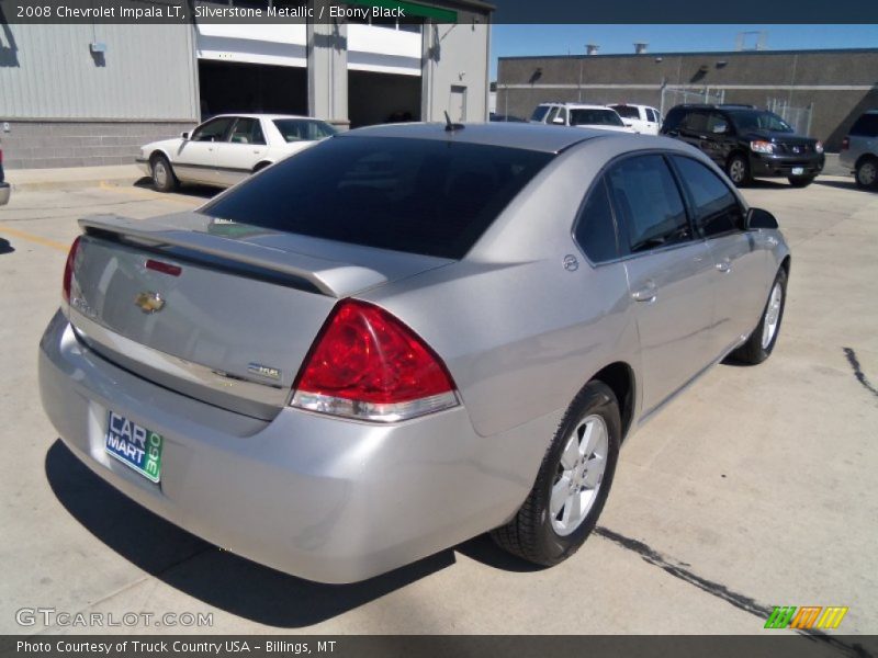 Silverstone Metallic / Ebony Black 2008 Chevrolet Impala LT