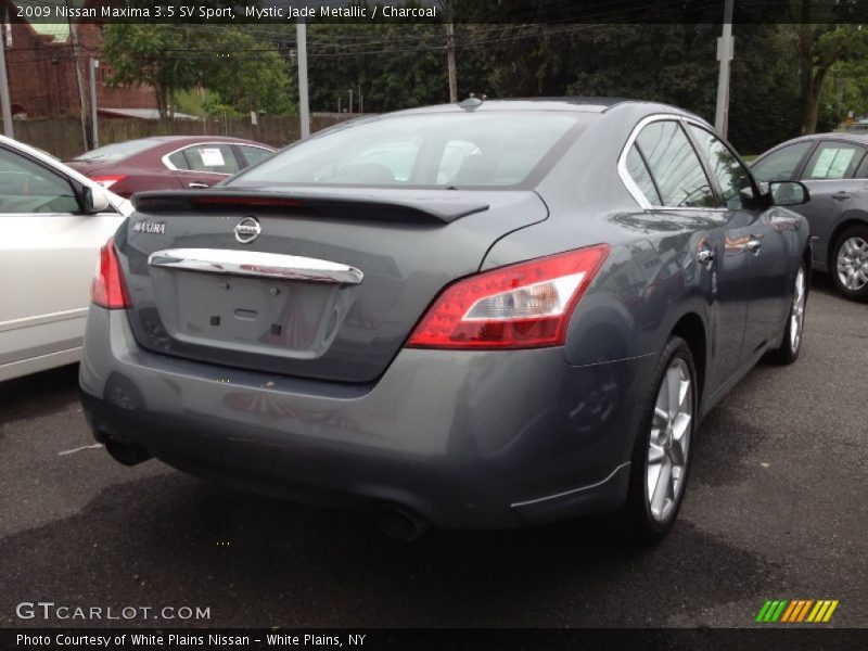 Mystic Jade Metallic / Charcoal 2009 Nissan Maxima 3.5 SV Sport