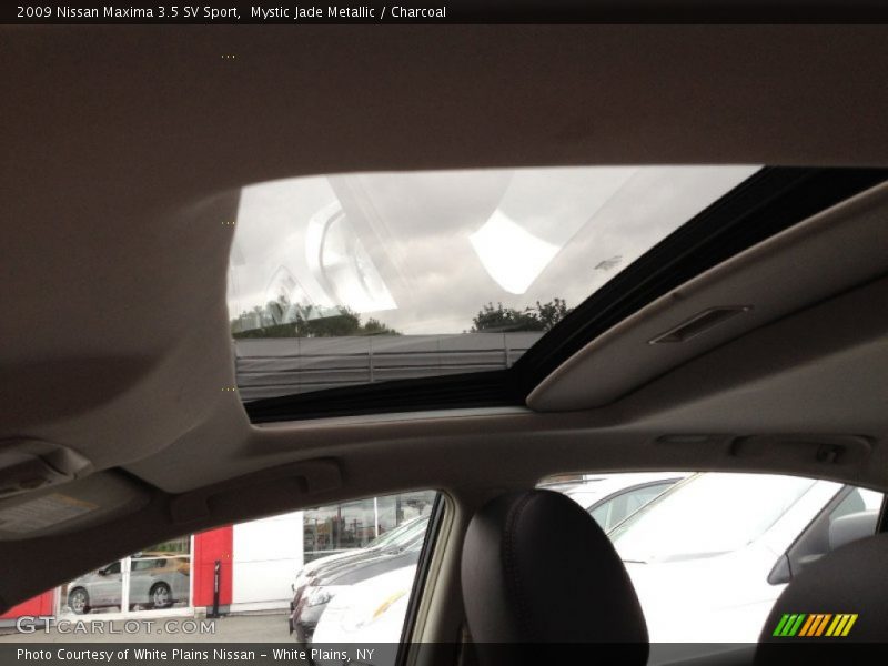Mystic Jade Metallic / Charcoal 2009 Nissan Maxima 3.5 SV Sport