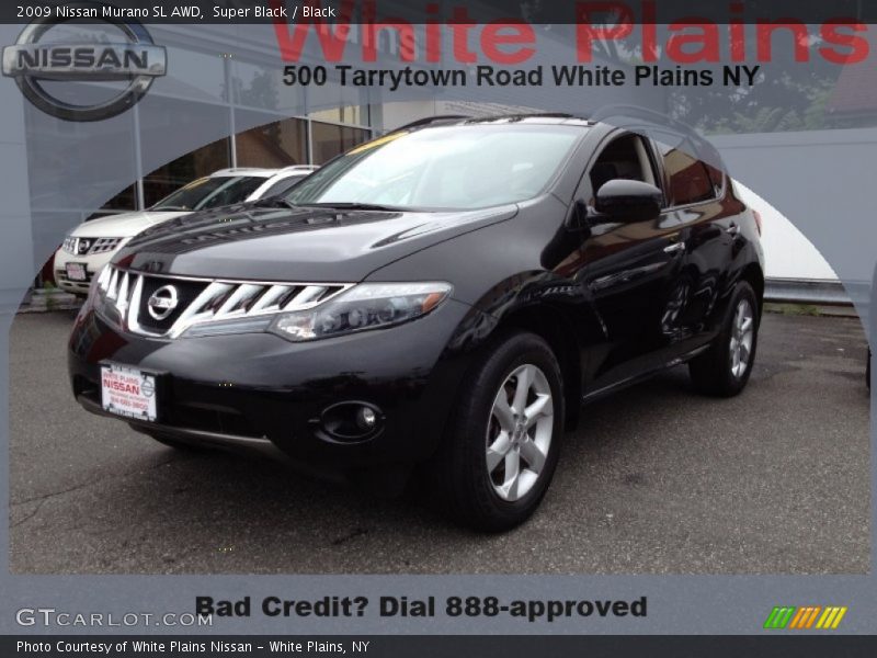 Super Black / Black 2009 Nissan Murano SL AWD