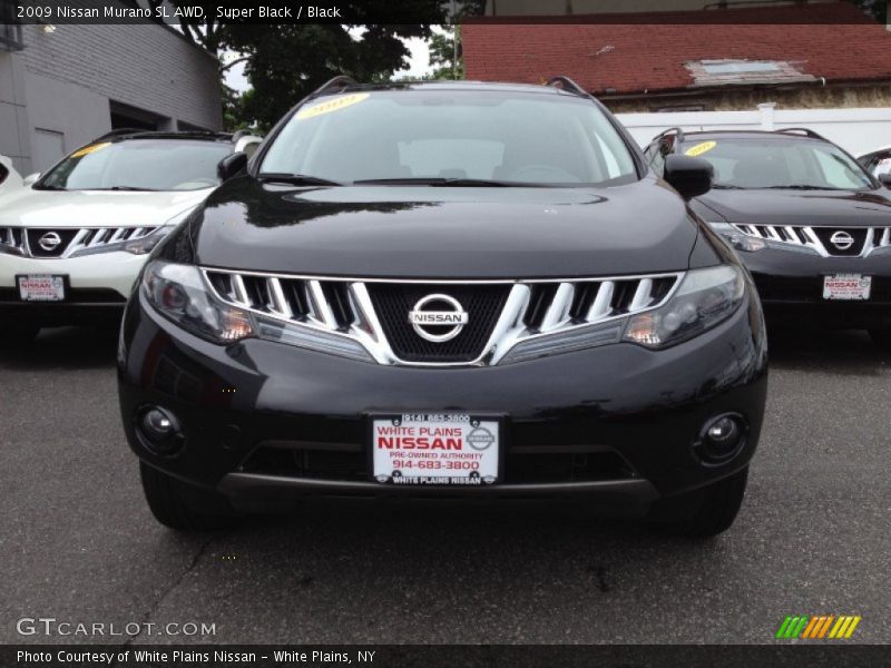 Super Black / Black 2009 Nissan Murano SL AWD