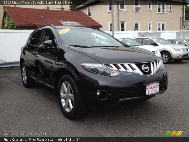 Super Black / Black 2009 Nissan Murano SL AWD