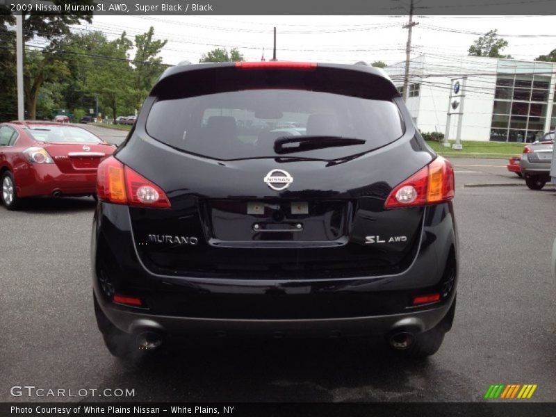 Super Black / Black 2009 Nissan Murano SL AWD