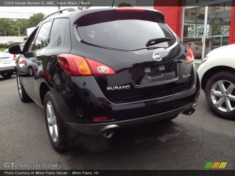 Super Black / Black 2009 Nissan Murano SL AWD
