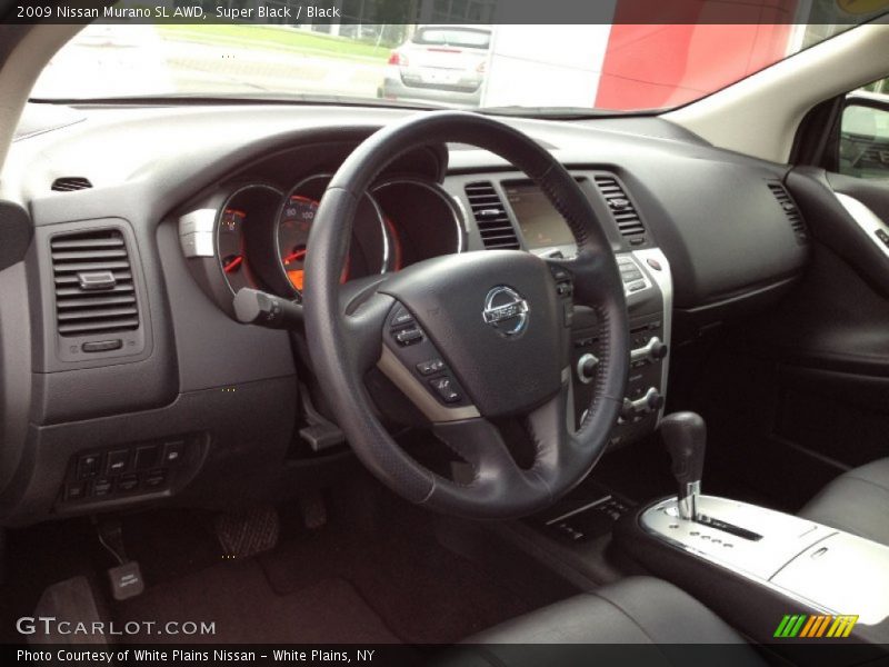 Super Black / Black 2009 Nissan Murano SL AWD