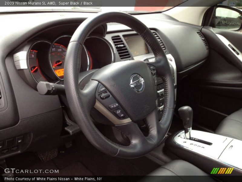 Super Black / Black 2009 Nissan Murano SL AWD