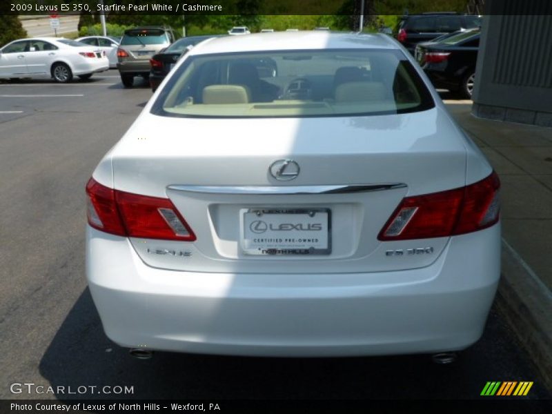 Starfire Pearl White / Cashmere 2009 Lexus ES 350