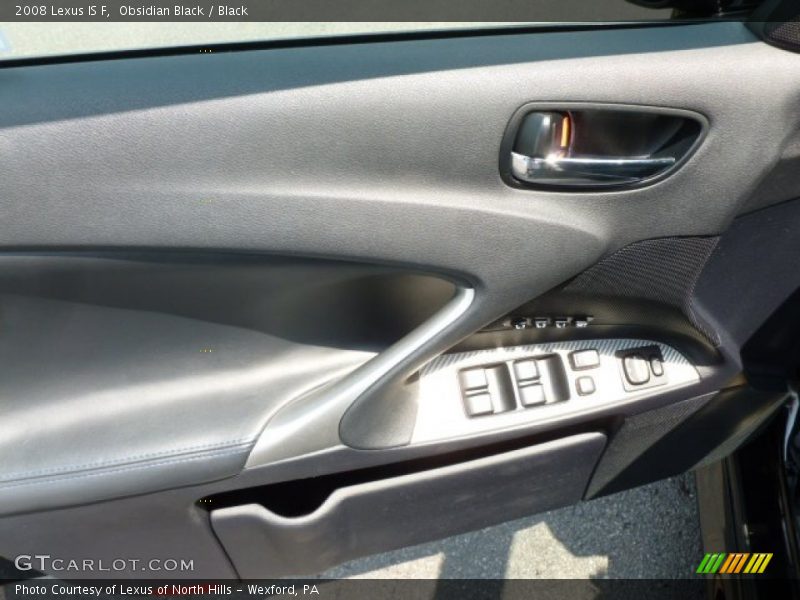 Obsidian Black / Black 2008 Lexus IS F