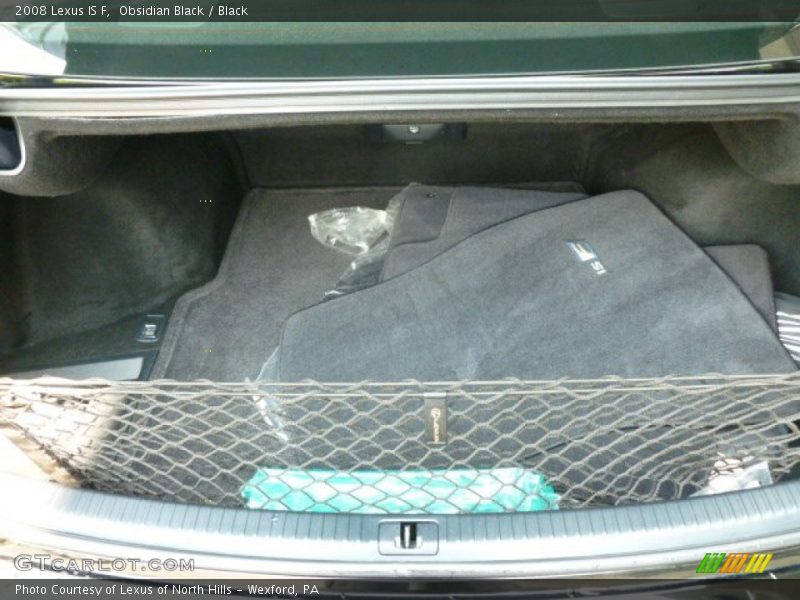 Obsidian Black / Black 2008 Lexus IS F