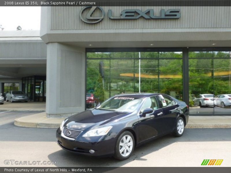 Black Sapphire Pearl / Cashmere 2008 Lexus ES 350