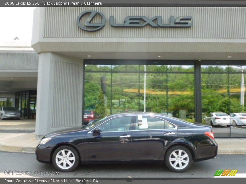 Black Sapphire Pearl / Cashmere 2008 Lexus ES 350