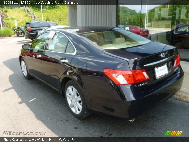 Black Sapphire Pearl / Cashmere 2008 Lexus ES 350