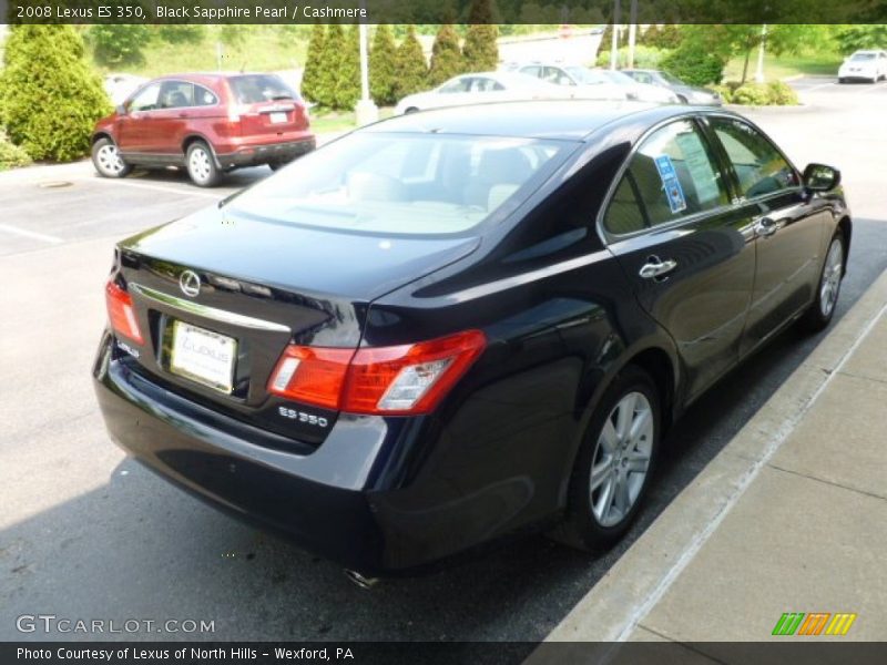 Black Sapphire Pearl / Cashmere 2008 Lexus ES 350
