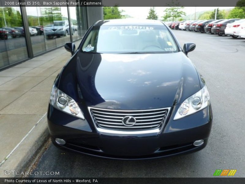 Black Sapphire Pearl / Cashmere 2008 Lexus ES 350