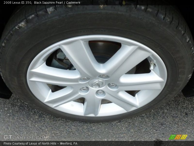 Black Sapphire Pearl / Cashmere 2008 Lexus ES 350