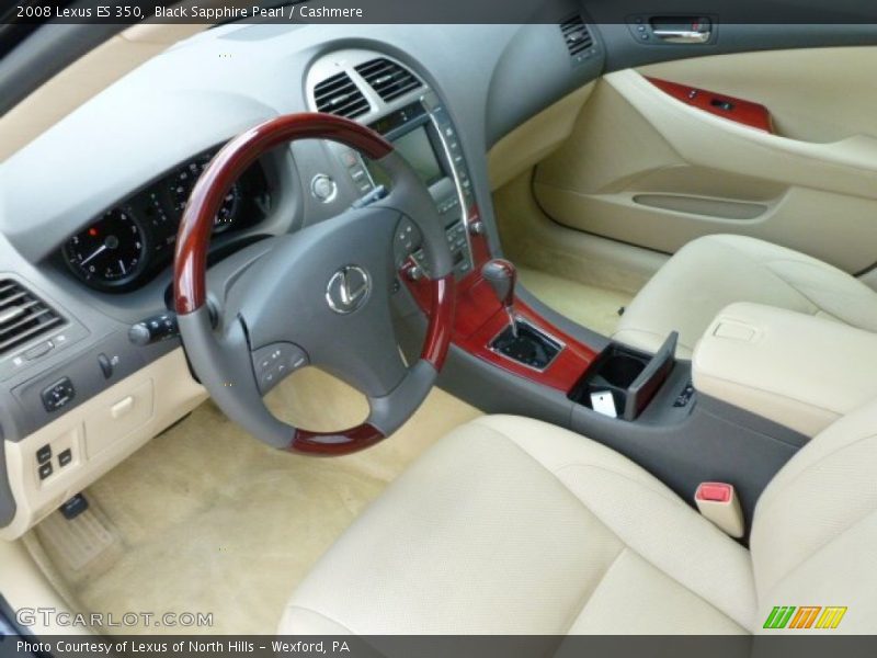 Black Sapphire Pearl / Cashmere 2008 Lexus ES 350