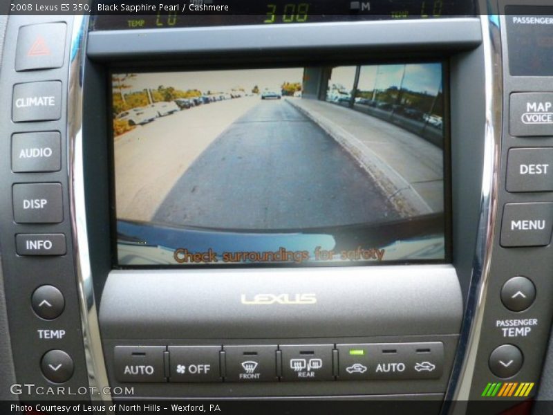 Black Sapphire Pearl / Cashmere 2008 Lexus ES 350