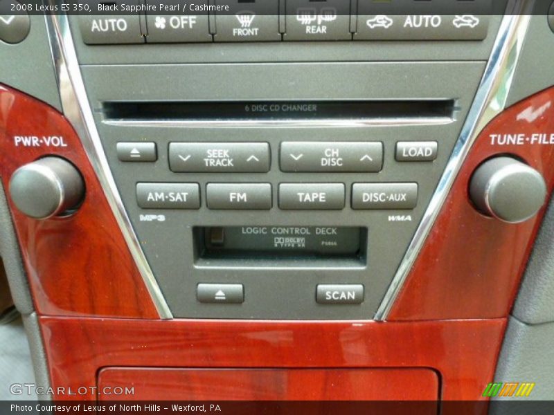 Black Sapphire Pearl / Cashmere 2008 Lexus ES 350