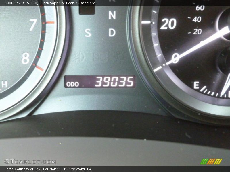 Black Sapphire Pearl / Cashmere 2008 Lexus ES 350