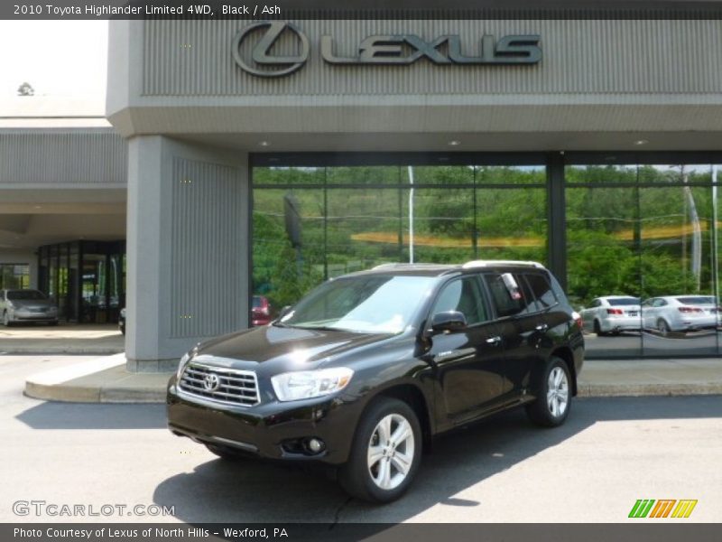 Black / Ash 2010 Toyota Highlander Limited 4WD