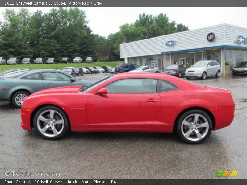 Victory Red / Gray 2012 Chevrolet Camaro SS Coupe