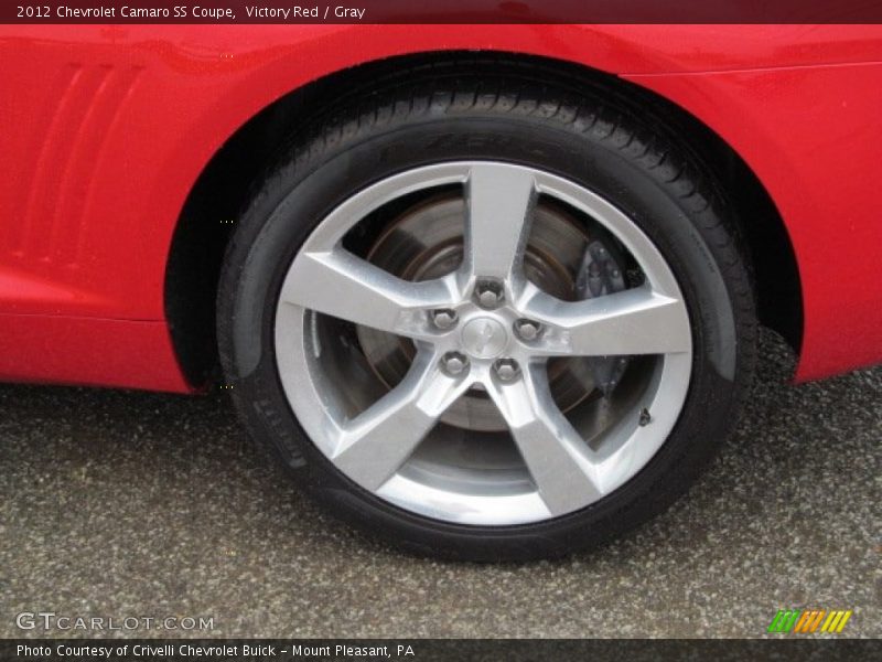 Victory Red / Gray 2012 Chevrolet Camaro SS Coupe