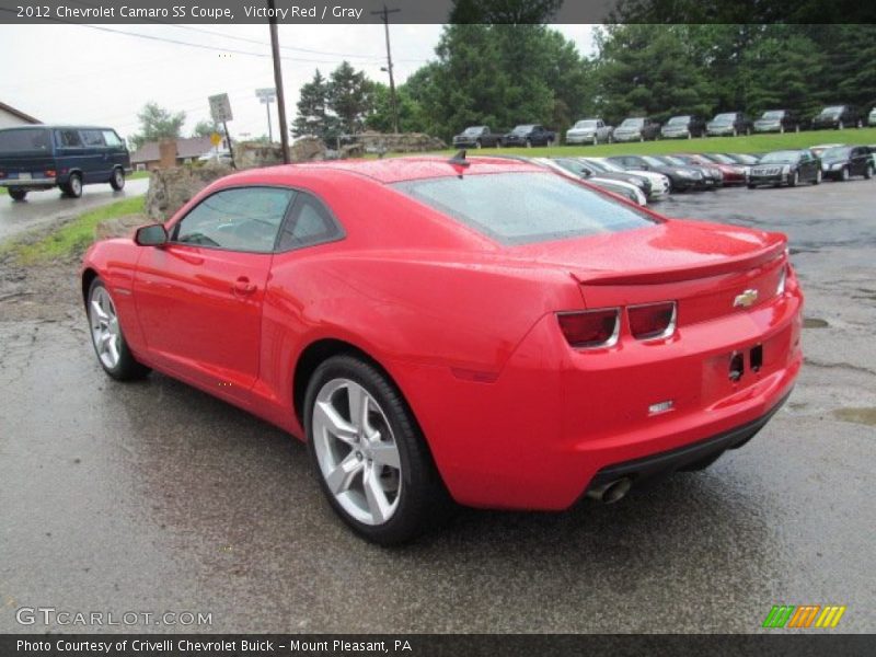 Victory Red / Gray 2012 Chevrolet Camaro SS Coupe