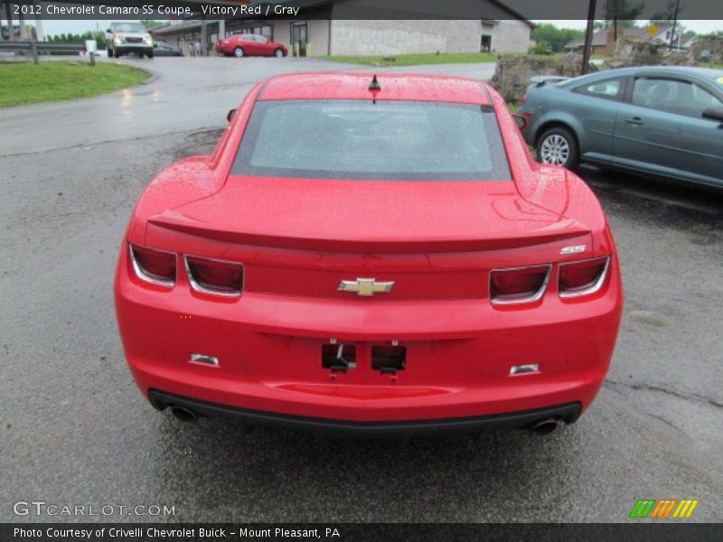 Victory Red / Gray 2012 Chevrolet Camaro SS Coupe