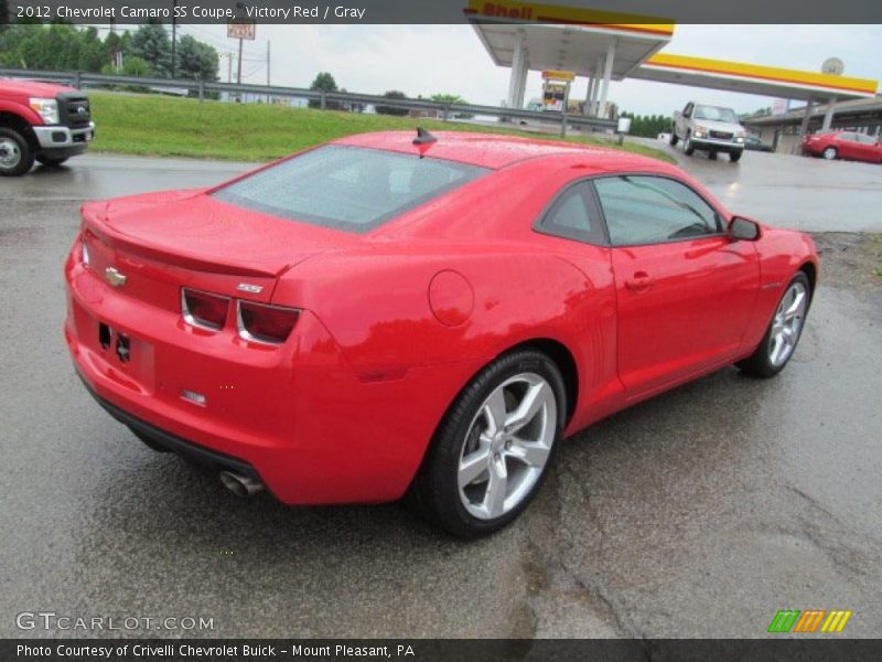 Victory Red / Gray 2012 Chevrolet Camaro SS Coupe