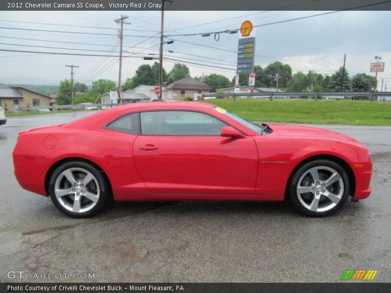 Victory Red / Gray 2012 Chevrolet Camaro SS Coupe