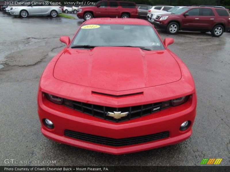 Victory Red / Gray 2012 Chevrolet Camaro SS Coupe