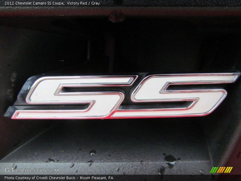 Victory Red / Gray 2012 Chevrolet Camaro SS Coupe