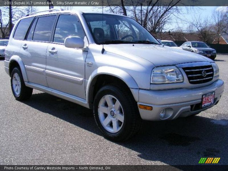 Silky Silver Metallic / Gray 2003 Suzuki XL7 Limited 4x4