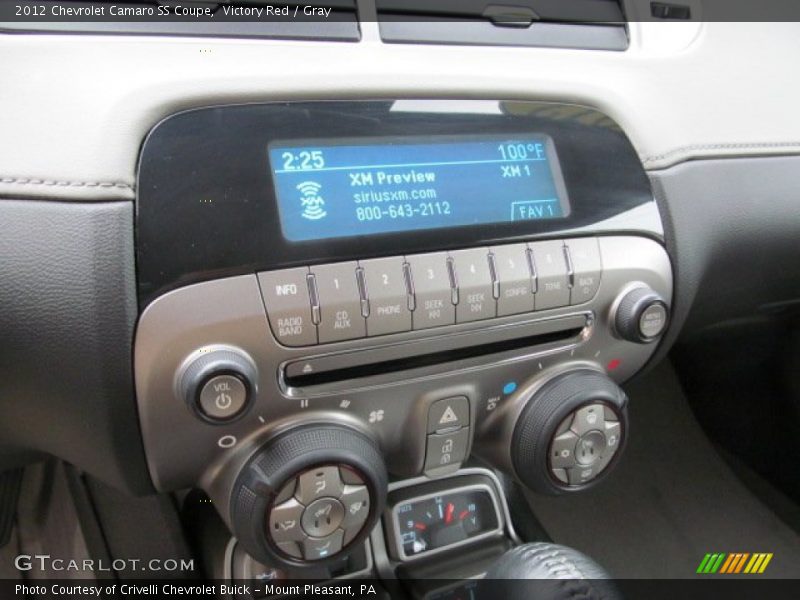 Victory Red / Gray 2012 Chevrolet Camaro SS Coupe