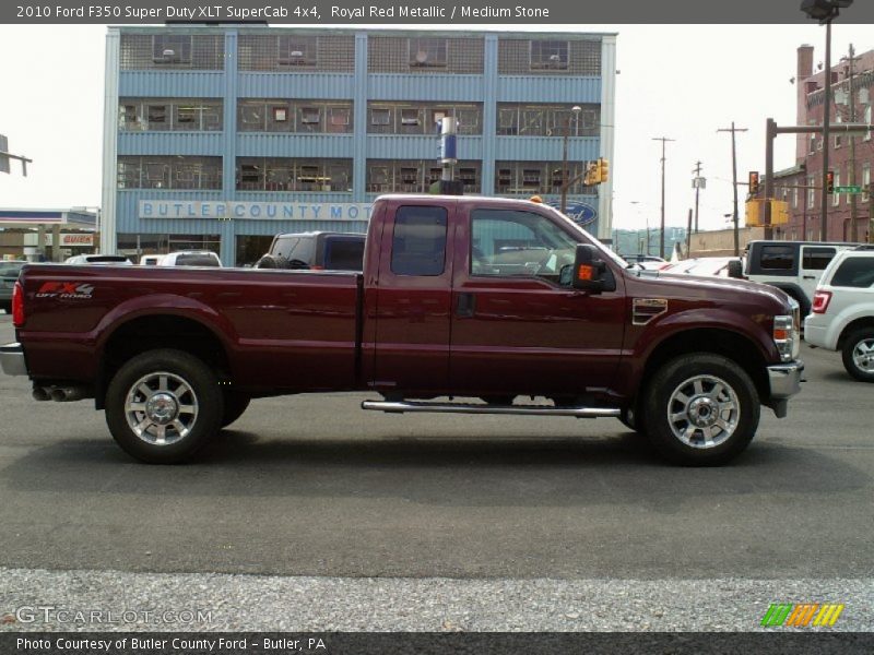  2010 F350 Super Duty XLT SuperCab 4x4 Royal Red Metallic